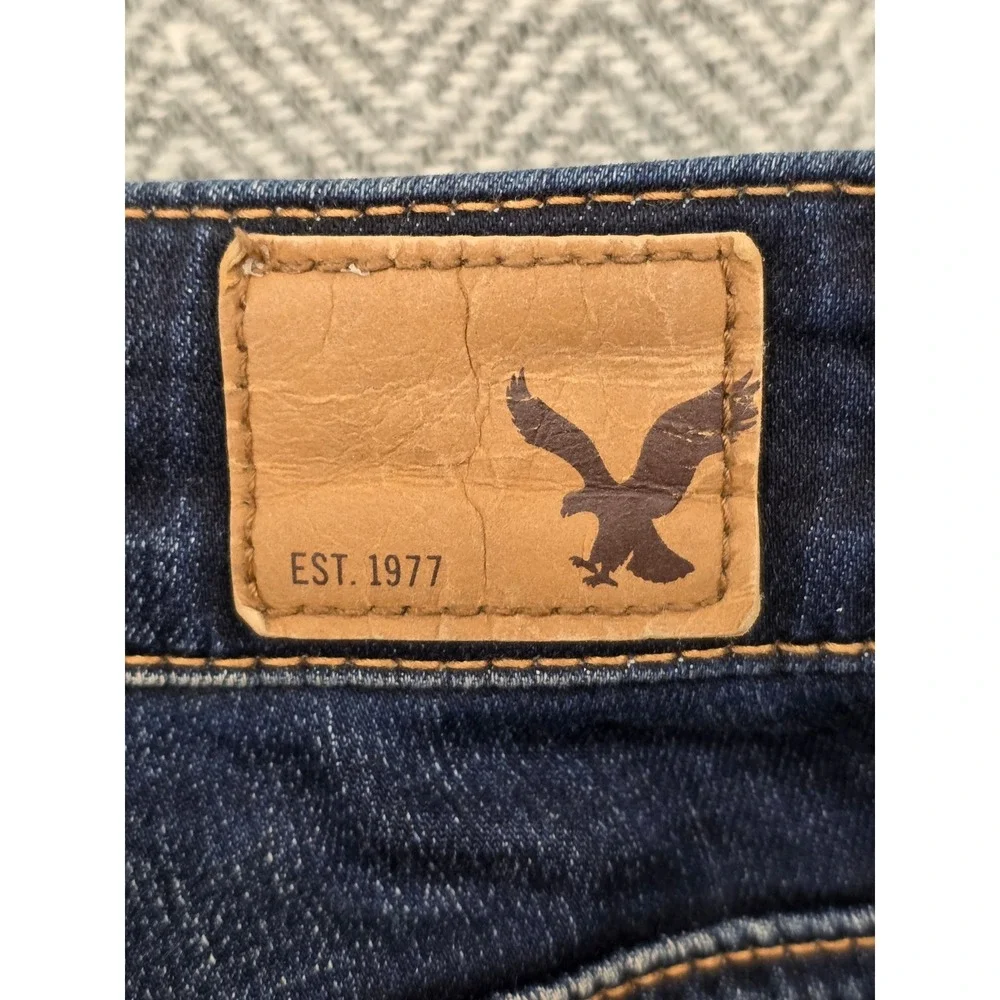 American Eagle Outfitters Hi Rise Jegging Women Size‎ 6 Dark Wash Stretch Denim